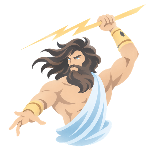 Zeus, figura mitologica di ThelSorbo Digital